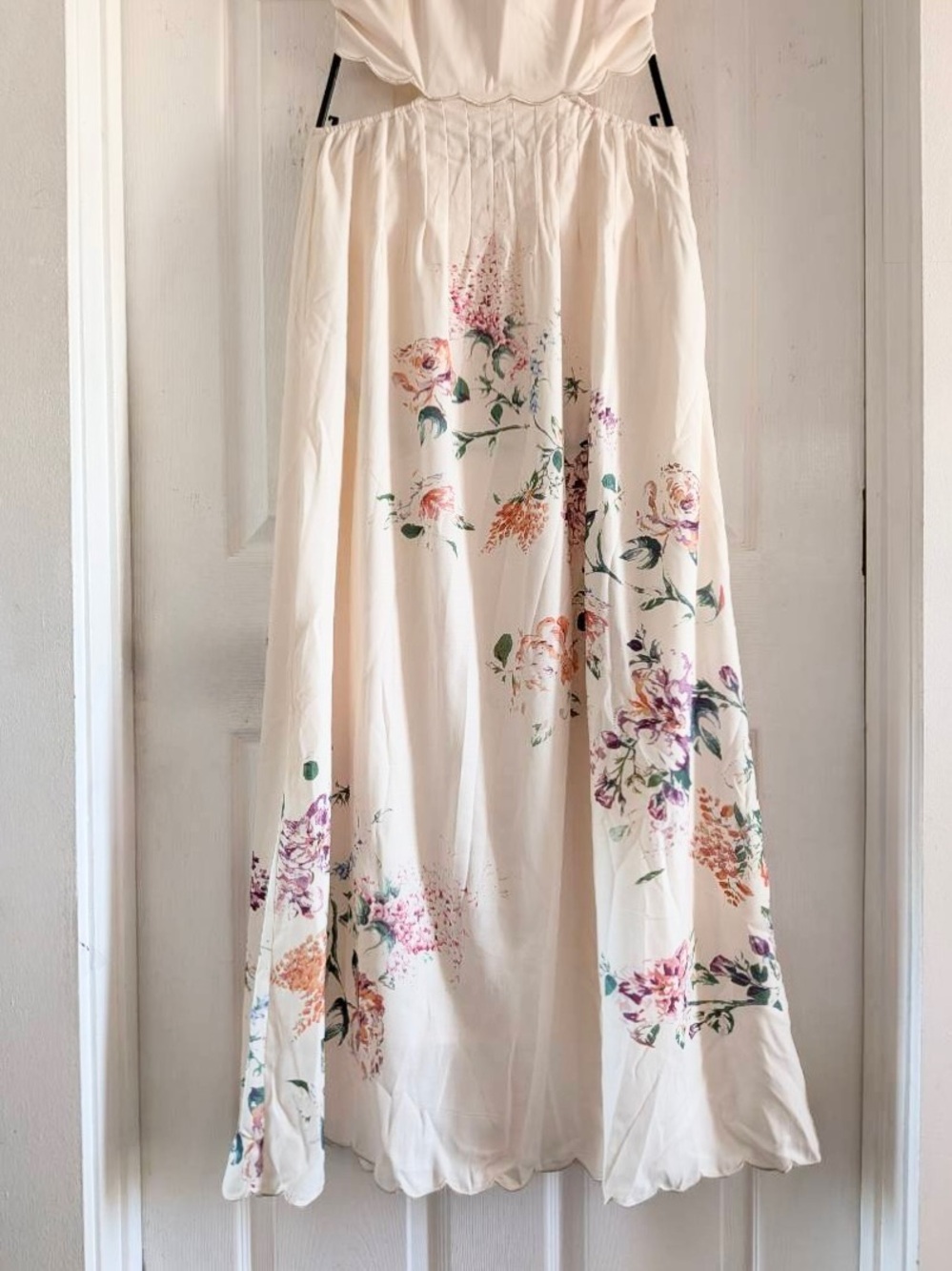 Commense Floral Print Lace-Up Back Sleeveless Dress - Picture 11 of 15